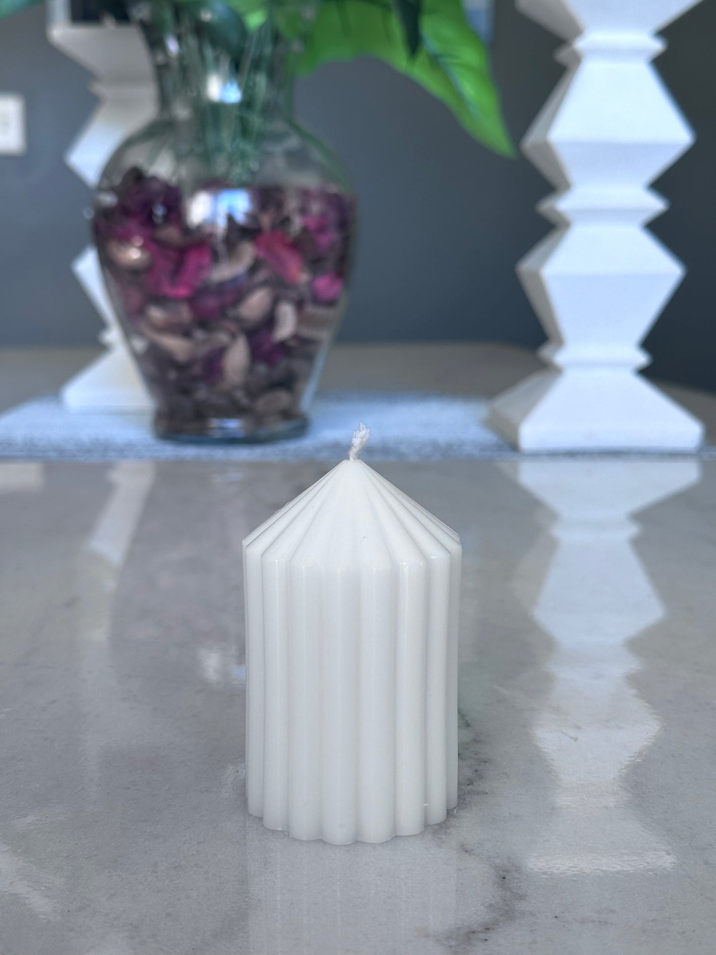 Four Pillar Candle Set