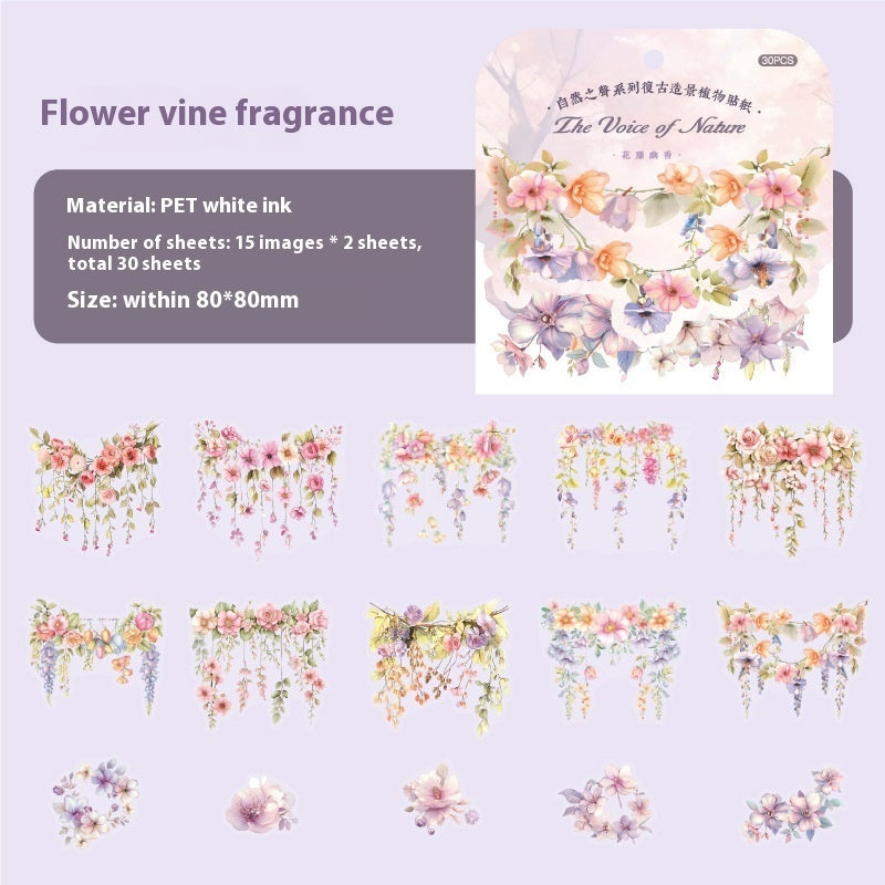 Paper Trace PET Sticker The Sounds Of Nature Series