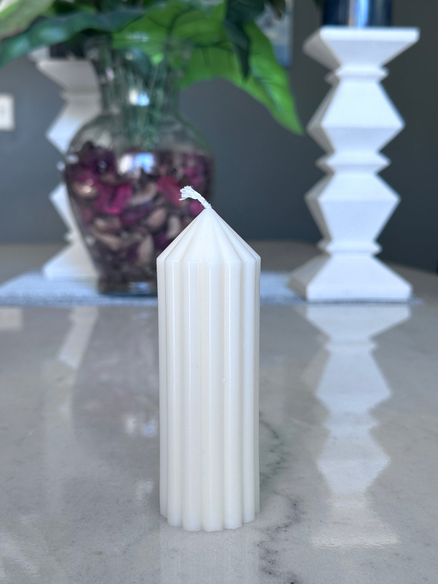 Four Pillar Candle Set