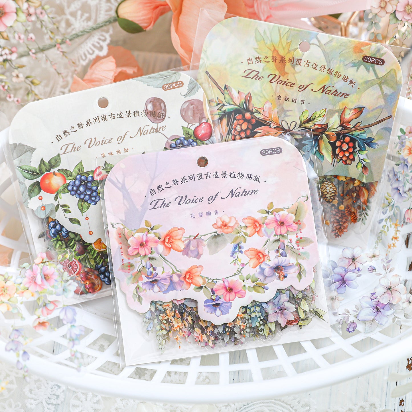 Paper Trace PET Sticker The Sounds Of Nature Series